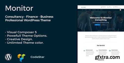 ThemeForest - Monitor v1.0.0 - Consulting & Business WordPress Theme - 20179431