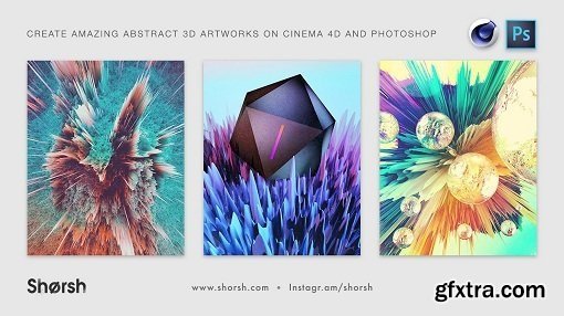 Create amazing artworks on Cinema 4D and Photoshop