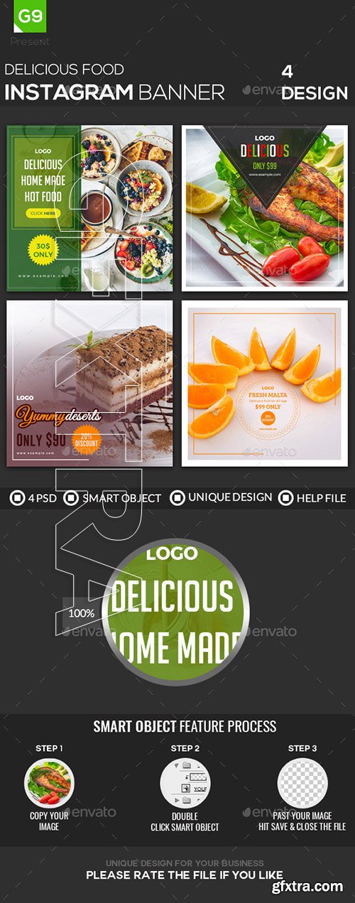 GraphicRiver - Food Instagram 21171981