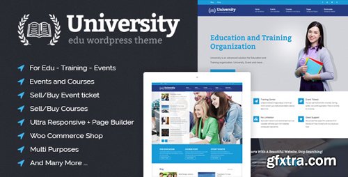 ThemeForest - University v2.0.25 - Education, Event and Course Theme - 8412116