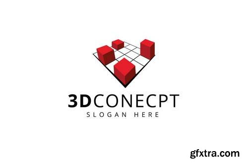 3D Concept Logo