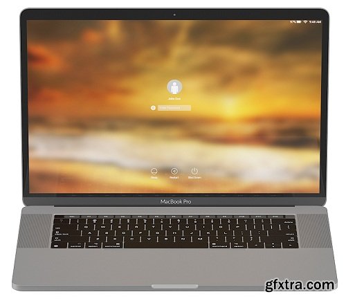 Apple Macbook Pro 15.4 3d Model