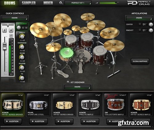 Naughty Seal Audio Perfect Drums Factory Library v1.5.0-R2R
