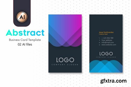 CM - Abstract Business Card Template - 12 2167832