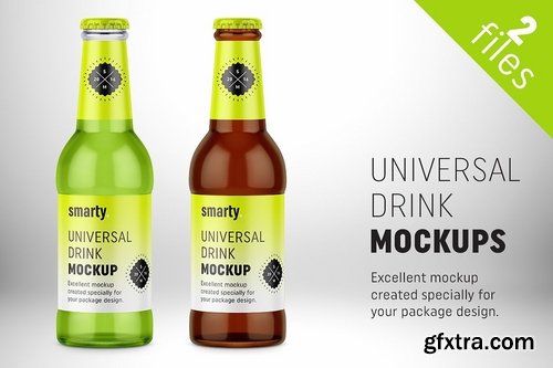 CM - Universal drink bottles mockup 1959059