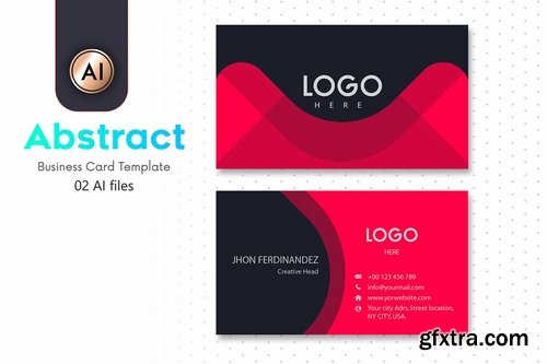 CM - Abstract Business Card Template - 07 2167813