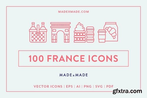 CM - Line Icons – France 1961620