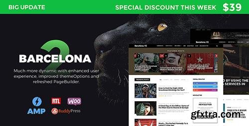 ThemeForest - Barcelona. v2.0 - Clean News & Magazine WordPress Theme - 13308848