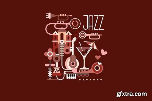 Jazz vector illustration