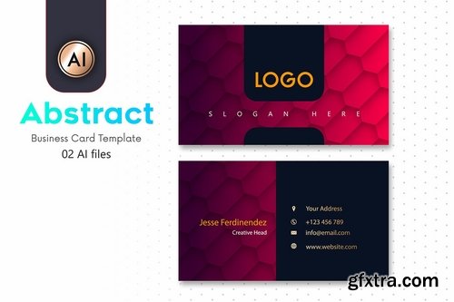 CM - Abstract Business Card Template - 34 2168042