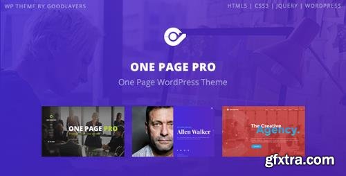 ThemeForest - One Page Pro v1.0.2 - Multi Purpose OnePage WordPress Theme - 19965369