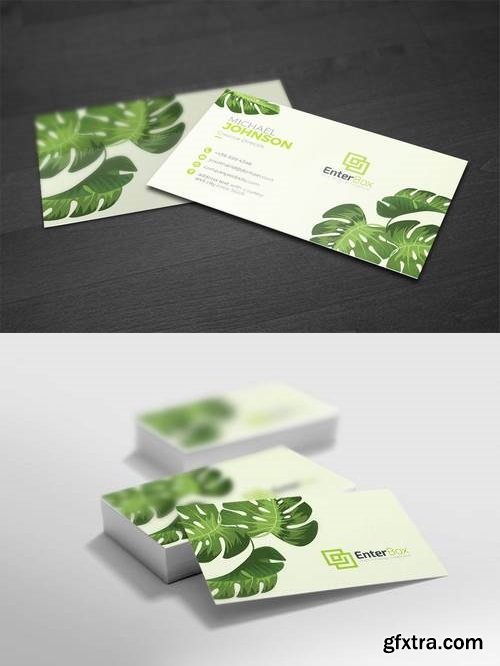 Watercolour Creative Clean Business Card