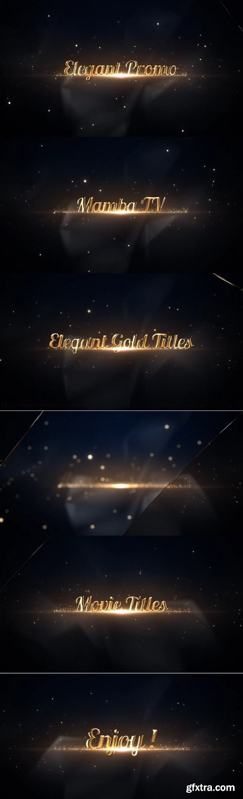 MA - Elegant Gold Titles 57885