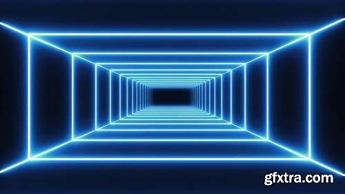 MA - Blue Neon Tunnel 57815