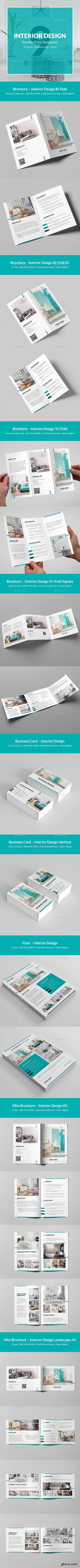 Graphicriver - Interior Design – Bundle Print Templates 9 in 1 21117172
