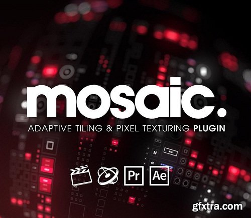 Yanobox Mosaic 1.0 for Final Cut Pro X, After Effects & Premiere (macOS)