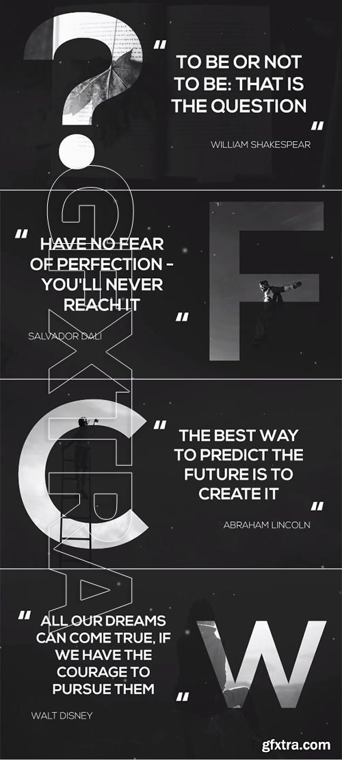 Alphabet Quotes - After Effects 58318