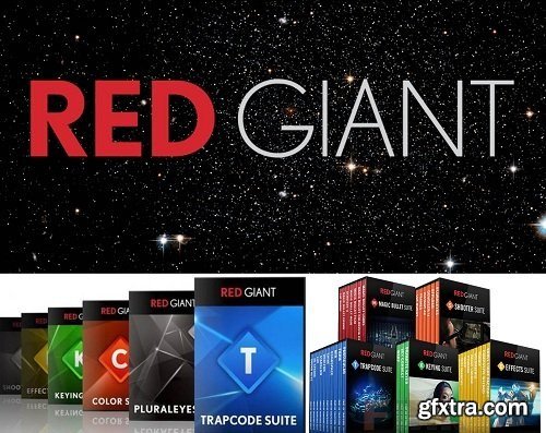Red Giant Complete Suite 2018 for Adobe CS5 - CC 2018 (Updated 03.2018)