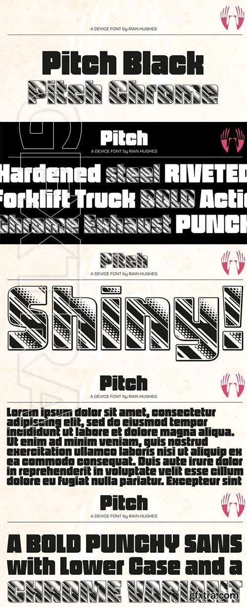 Pitch - font family