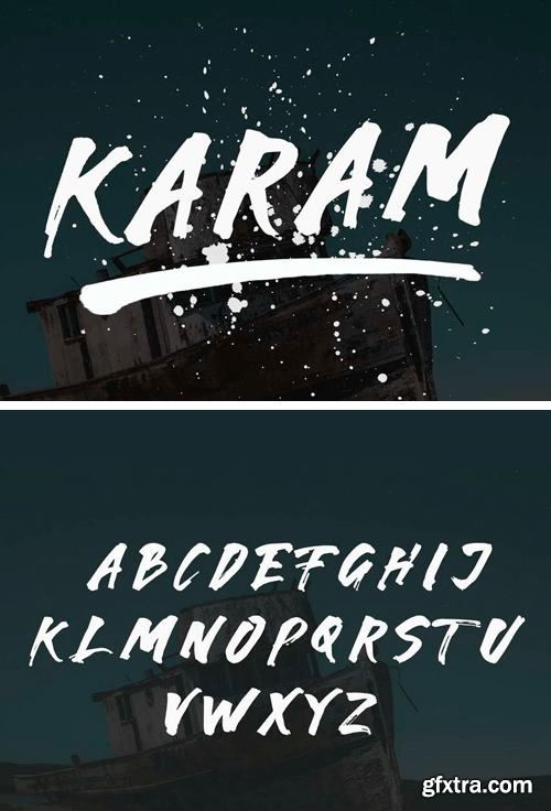 Karam Brush Font