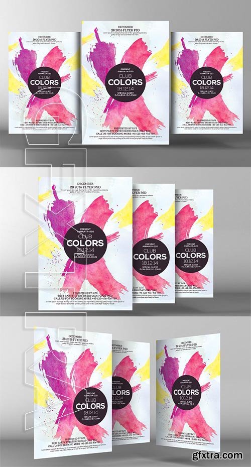 CreativeMarket - Colors Club Poster 2178973