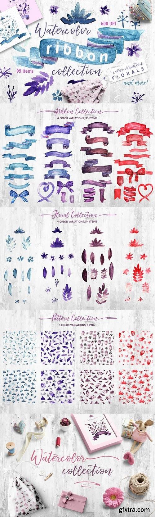 CM - Watercolor Ribbon Collection 1982659