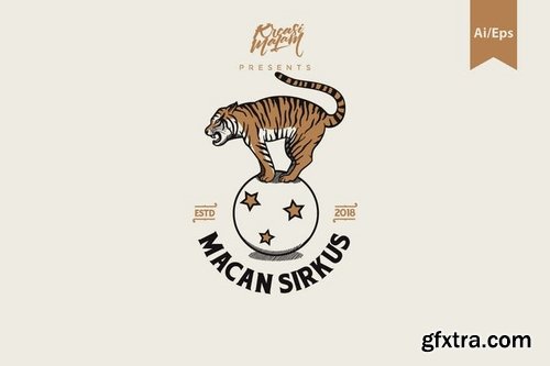 Macan Sirkus Logo Template
