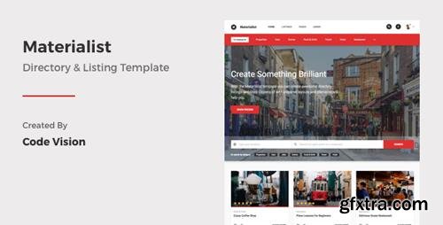 ThemeForest - Materialist v1.0.0 - Material Directory HTML Template - 15934833