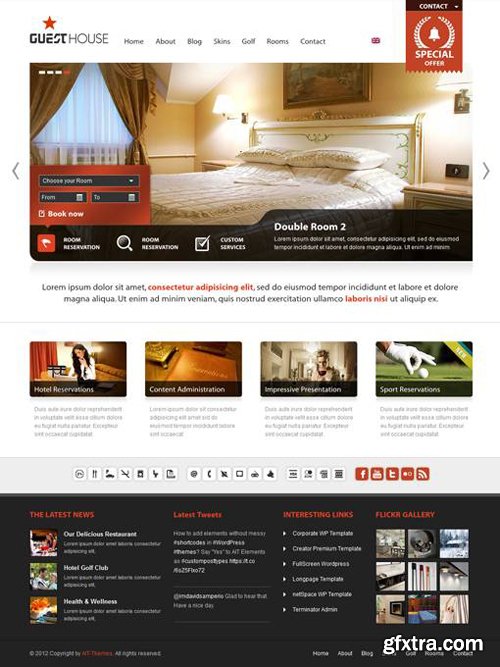 Ait-Themes - GuestHouse v2.57 - Hotel & Sport Center WordPress Theme