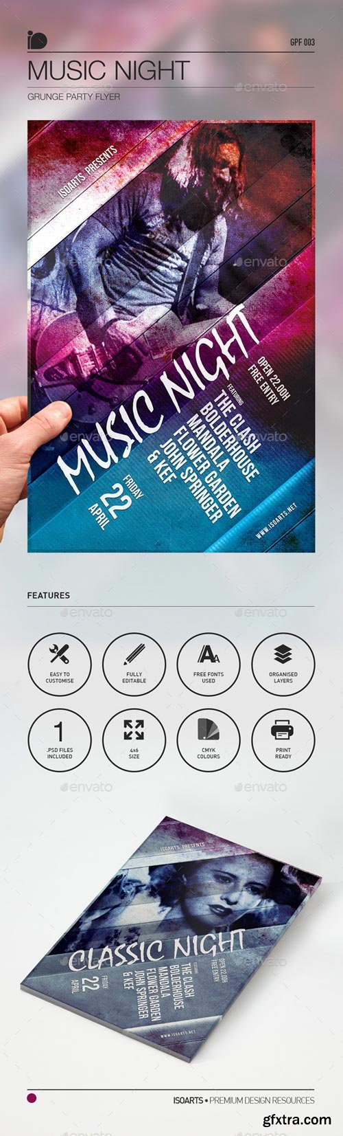 GraphicRiver - Music & Event Flyer - Music Night 1648681