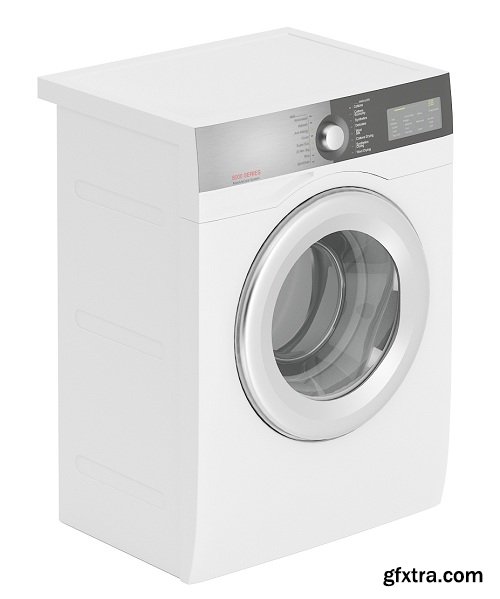 Washing Machine 01 3d Model