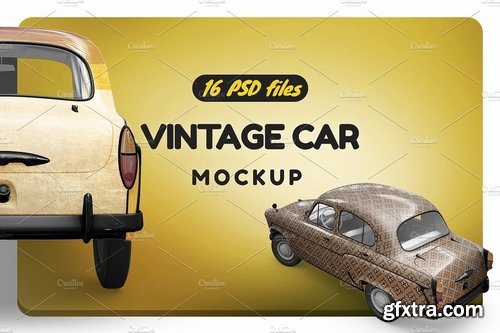 CM - Vintage Car Mockup 2174025