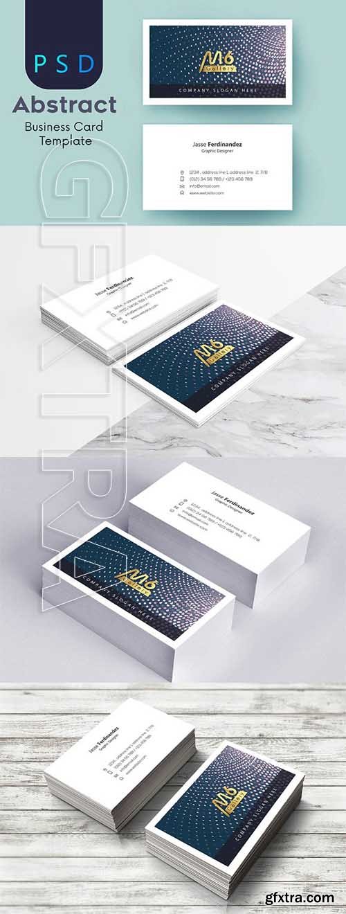 CreativeMarket - Abstract Business Card Template- S09 2196203