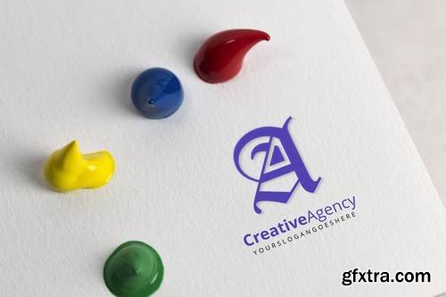 A Letter Logo - Creative - Agency - Business