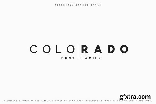 CM - Colorado Sans serif family 1913450