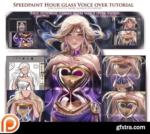 Gumroad - Hour Glass Goddess Speedpaint