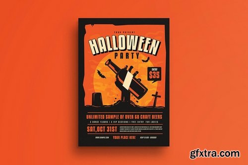CM - Halloween Party Flyer 1910420