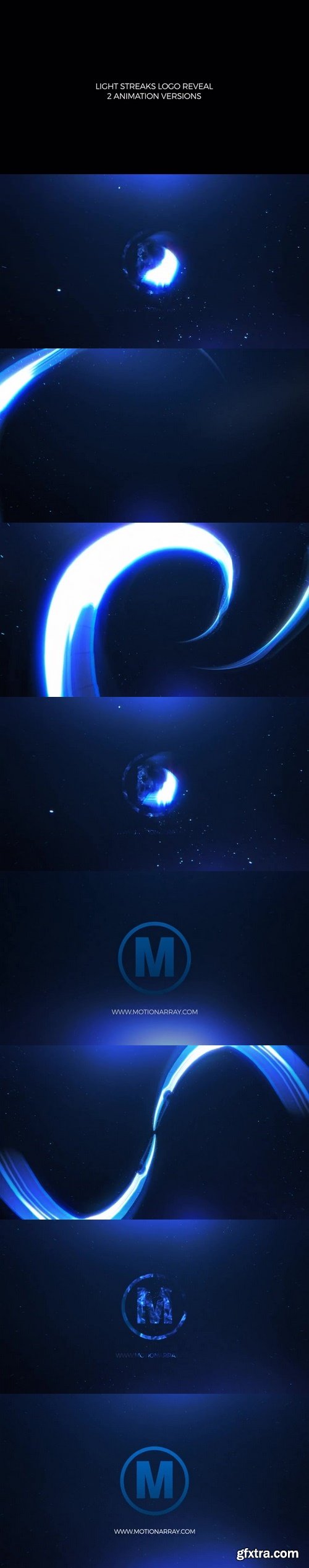 MA - Light Streaks Logo Reveal After Effects Templates 58091