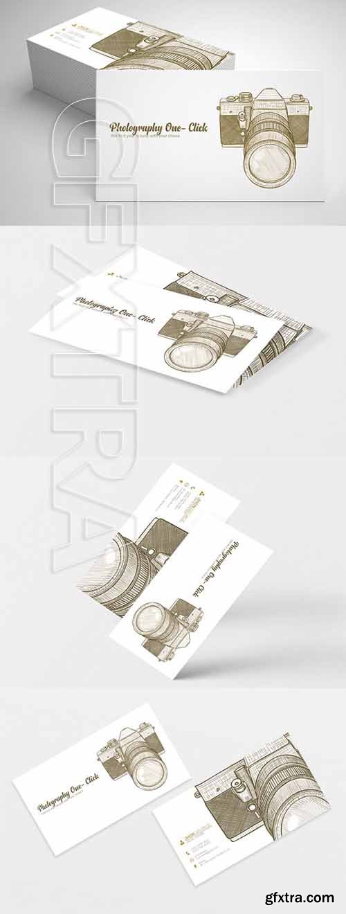 CreativeMarket - Vintage Photography Business Cards 2198312
