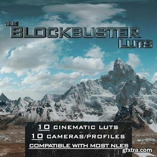 Neumann Films The Blockbuster LUTs for AE, Premiere Pro, Photoshop and Resolve (Win/Mac)