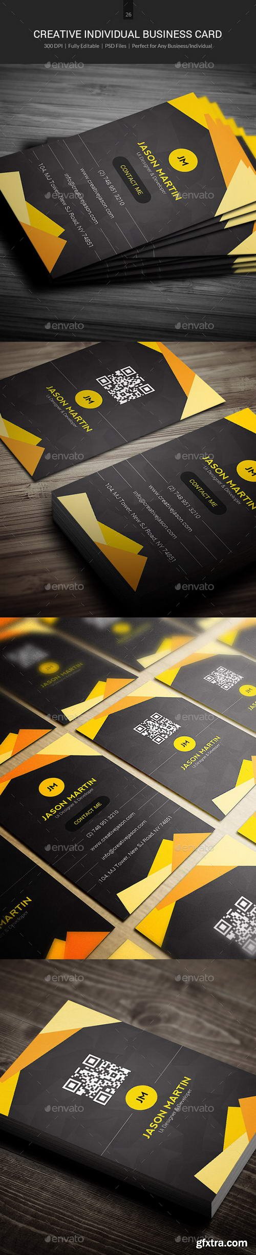 GraphicRiver - Creative Individual Business Card - 26 11252944