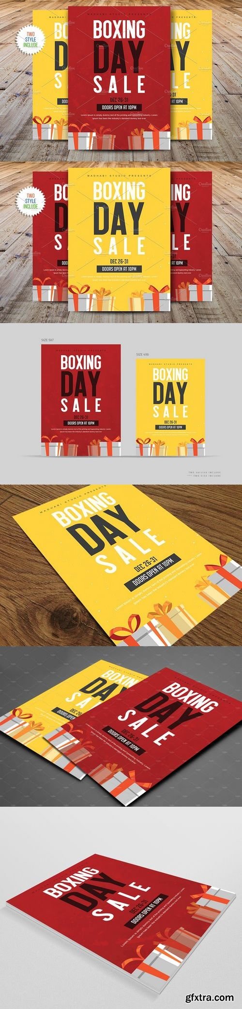 CM - Boxing Day Sale Flyer Template 2062850