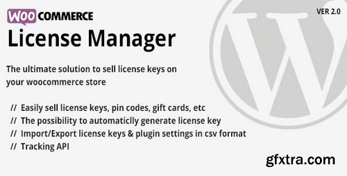 CodeCanyon - Woocommerce License Manager v2.4 - 16636748