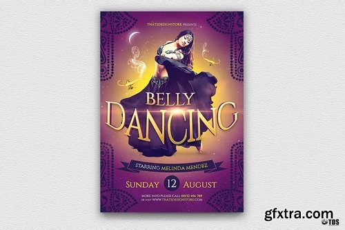GraphicRiver - Belly Dancing Flyer Template 6643858