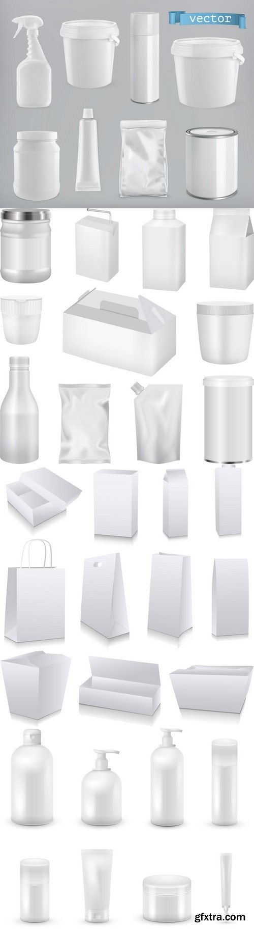Vectors - Blank Different Packaging 12