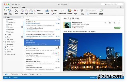 Microsoft Outlook 2016 VL v16.14 Multilingual macOS