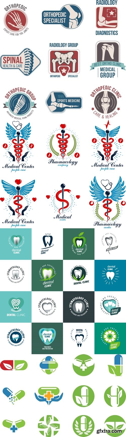Vectors - Medical Shiny Logotypes 18