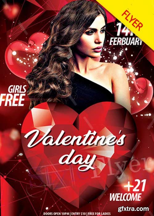 Valentine’s Day v11 2018 PSD Flyer Template