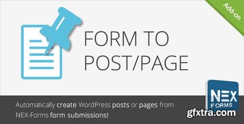 CodeCanyon - Form to Post/Page for NEX-Forms - 19538774