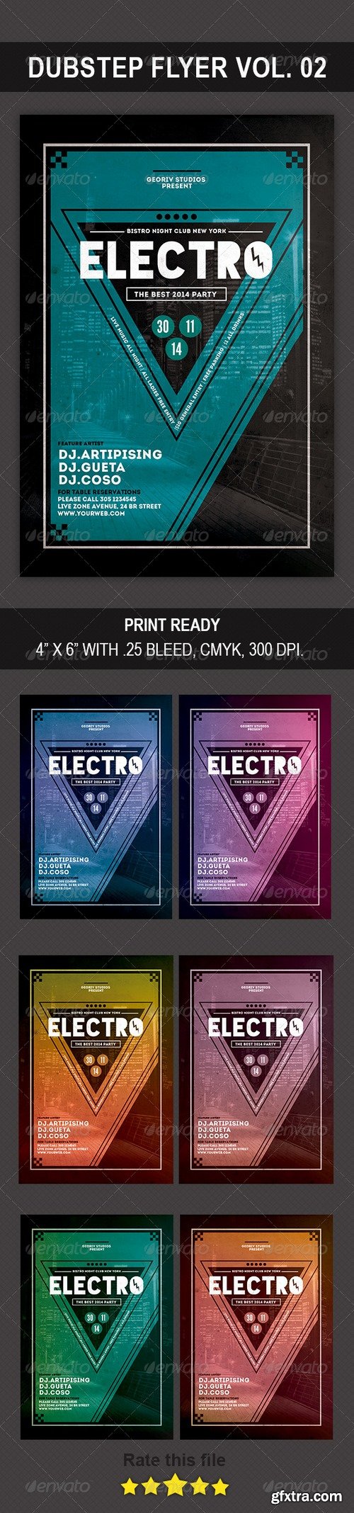 Graphicriver - Electro Flyer 8771691